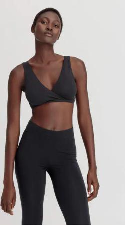 hessnatur Damen Still-Bustier aus Bio-Baumwolle - schwarz - Größe M