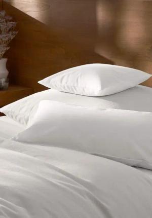 hessnatur Satin Kissenbezug aus Bio-Baumwolle - weiß - Größe 40x40 cm