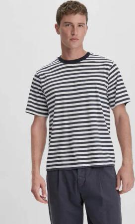 hessnatur Herren Shirt Relaxed aus Bio-Baumwolle - blau - Größe 50