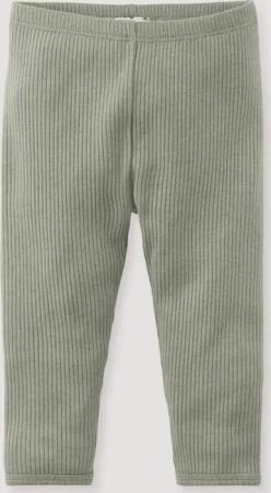 hessnatur Baby Hose Slim aus Bio-Baumwolle mit Schurwolle - grün - Größe 50/56