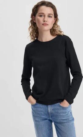 hessnatur Damen Heavy Shirt Relaxed aus Bio-Baumwolle - schwarz - Größe 48