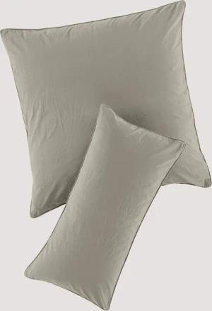 hessnatur Perkal Kissenbezug aus Bio-Baumwolle - beige - Größe 40x40 cm