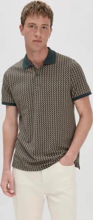 hessnatur Herren Piqué Polo Relaxed aus Bio-Baumwolle - grün - Größe 52