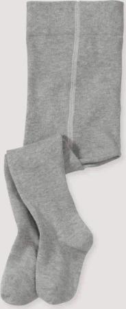 hessnatur Baby Strumpfhose aus Bio-Baumwolle - grau - Größe 62/68