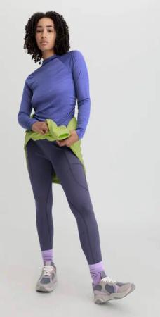 hessnatur Loungewear Leggings Fitted High Waist ACTIVE COMFORT aus TENCEL™ Modal - lila - Größe XL/k