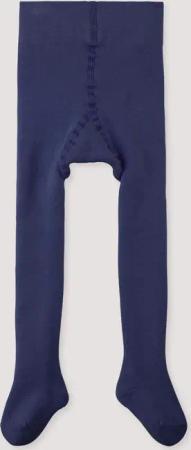 hessnatur Baby Plüsch Strumpfhose aus Bio-Baumwolle - blau - Größe 74/80