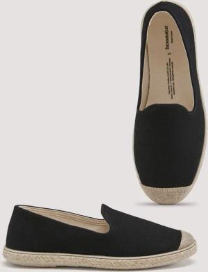 hessnatur Damen Espadrilles mit Bio-Baumwolle - schwarz - Größe 38
