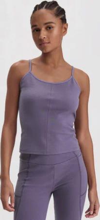 hessnatur Loungewear Top Fitted ACTIVE COMFORT aus Bio-Baumwolle - lila - Größe 36
