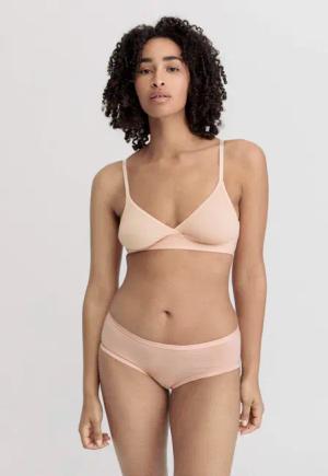 hessnatur Damen Triangel BH bügellos PURE SENSE aus TENCEL™ Modal - rosa - Größe 75B