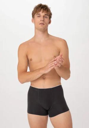 hessnatur Herren Pants Regular Cut PURE BALANCE aus Bio-Baumwolle und TENCEL™ Modal - schwarz - Größe 8 = XXL