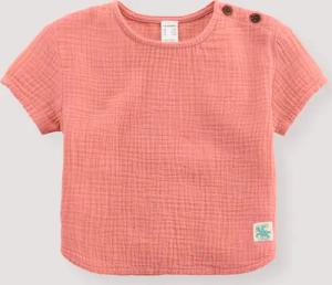 hessnatur Baby Musselin Shirt Regular aus Bio-Baumwolle - rosa - Größe 98/104