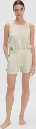 hessnatur Damen Musselin Schlafshorts Relaxed PURE COMFORT aus Bio-Baumwolle - natur - Größe 40