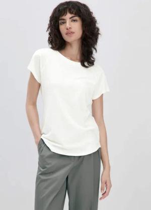 hessnatur Damen Slub Shirt Regular aus Bio-Baumwolle - weiß - Größe 34