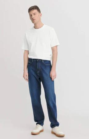 hessnatur Herren Jeans MADS Relaxed Tapered aus Bio-Denim - blau - Größe 34/34