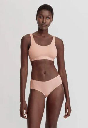 hessnatur Damen Panty Regular Cut im 3er-Pack COTTON FEEL aus Bio-Baumwolle - rosa - Größe 36