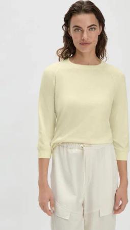 hessnatur Damen Slub Shirt Relaxed aus Bio-Baumwolle - gelb - Größe 48