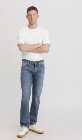 hessnatur Herren Jeans BEN Regular Straight aus Bio-Denim - blau - Größe 34/30