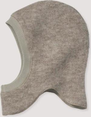 hessnatur Baby Wollfleece Mütze aus Bio-Merinowolle - grau - Größe 45-47 cm Kopfumfang