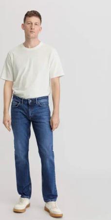 hessnatur Herren Jeans BEN Regular Straight aus Bio-Denim - blau - Größe 36/32