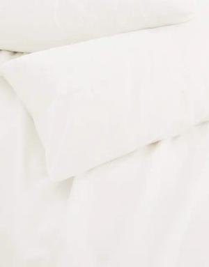 hessnatur Satin Bettwäsche-Set aus Bio-Baumwolle - weiß - Größe 240x220 / 2x80x80 cm