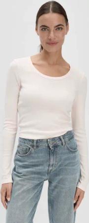 hessnatur Damen Softrib Shirt Fitted aus Bio-Baumwolle mit TENCEL™ Modal - rosa - Größe 42