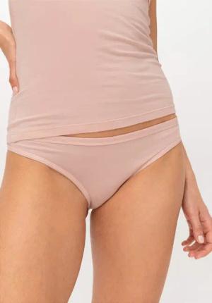 hessnatur Damen Slip Low Cut PURE BALANCE aus Bio-Baumwolle und TENCEL™ Modal - rosa - Größe 40