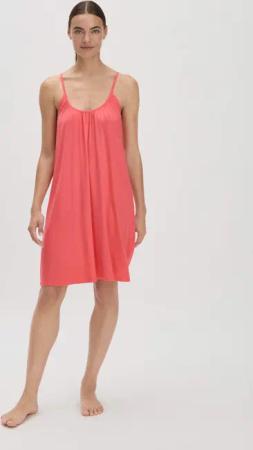 hessnatur Damen Nachthemd Relaxed PURE FLOW aus TENCEL™ Modal - rot - Größe 36