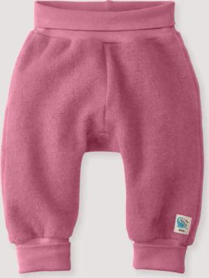 hessnatur Baby Wollfleece Hose Regular aus Bio-Merinowolle und Bio-Baumwolle - rosa - Größe 86/92