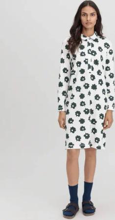 hessnatur Damen Nachthemd Oversize PURE COTTON aus Bio-Baumwolle - weiß - Größe 36