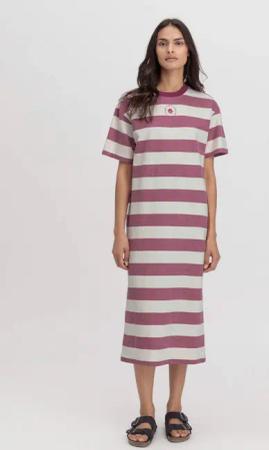 hessnatur Damen Loungedress Relaxed aus Bio-Baumwolle mit Kapok - natur - Größe 36