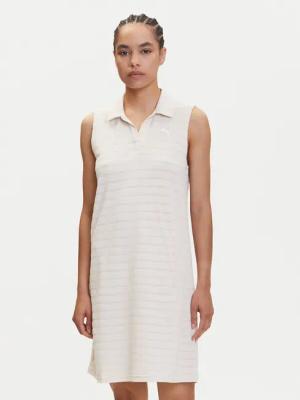 Puma Kleid für den Alltag Ess Elevated 685029 Beige Relaxed Fit