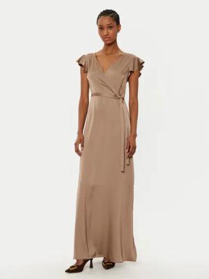 Vila Abendkleid Enna 14100345 Braun Regular Fit