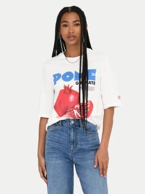 ONLY T-Shirt Phoebe 15351369 Weiß Regular Fit