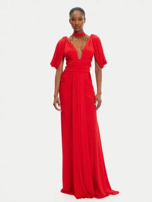 Babylon Abendkleid S00876 Rot Slim Fit