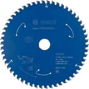 Bosch Kreissägeblatt Expert for Aluminium für Akkusägen 160 x 1,8/1,3 x 20 54 Zähne