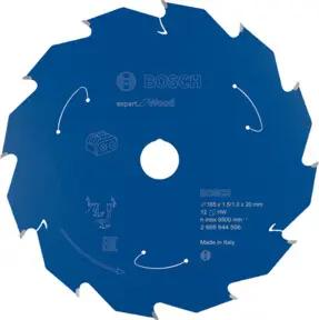 Bosch Kreissägeblatt Expert for Wood für Akkusägen 165 x 1,5/1 x 20 12 Zähne