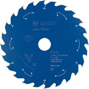 Bosch Kreissägeblatt Expert for Wood für Akkusägen 210 x 1,7/1,2 x 30 24 Zähne