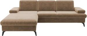 sit&more Ecksofa Morris Jubi L-Form, inkl. Armteilfunktion und 1 Zierkissen, wahlweise mit Bettfunktion