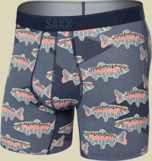 Quest Quick Dry Mesh Boxer Brief Fly mehrfarbig S - solar stripe-twilight