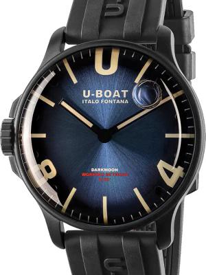 U-Boat 8700/E Darkmoon Blue IPB Soleil Herrenuhr 44mm 5ATM