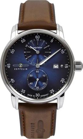 Zeppelin 8622-3 New Captains Line Automatik Herrenuhr 43mm 5ATM