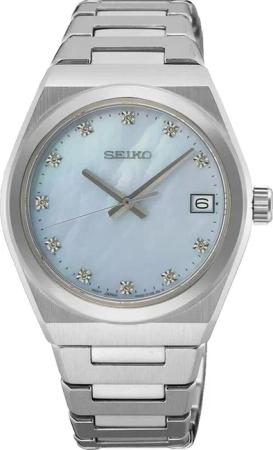 Seiko SUR603P1 Damenuhr Classic Diamant 34mm 10ATM