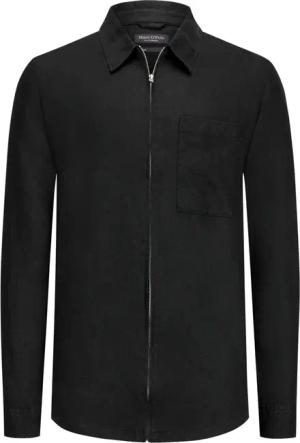 Marc O'Polo Leinen-Overshirt mit Reißverschluss