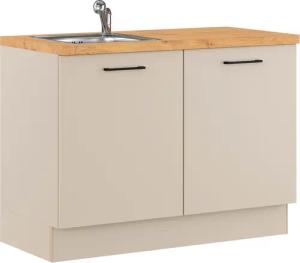 IMPULS KÜCHEN Mehrzweckschrank-Set "Warschau", (6 St., Spülenschrank und Wäschekorbschrank, Breite 120 cm), Vielfältige Varianten verfügbar; kombinierbar mit anderen Artikeln