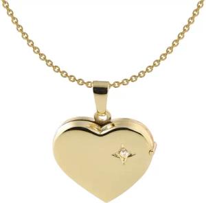 Acalee 30-3007 Damen-Kette mit Herz-Medaillon 333 / 8K Gold