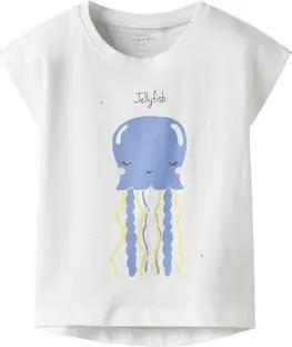 name it T-Shirt Nmfviolet Bright White