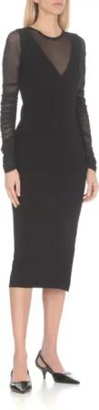 Pinko - Dress in tulle "Bergamotto" - Größe M - schwarz