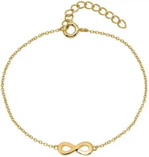 Unique Silberarmband Vergoldetes 925er Silberarmband Infinity für Damen von Unique