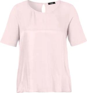 Leicht ausgestelltes Halbarm-Blusenshirt