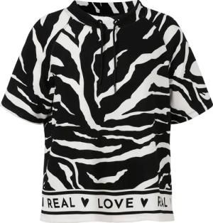 Halbarm-Sweatshirt Modern Animal Print
